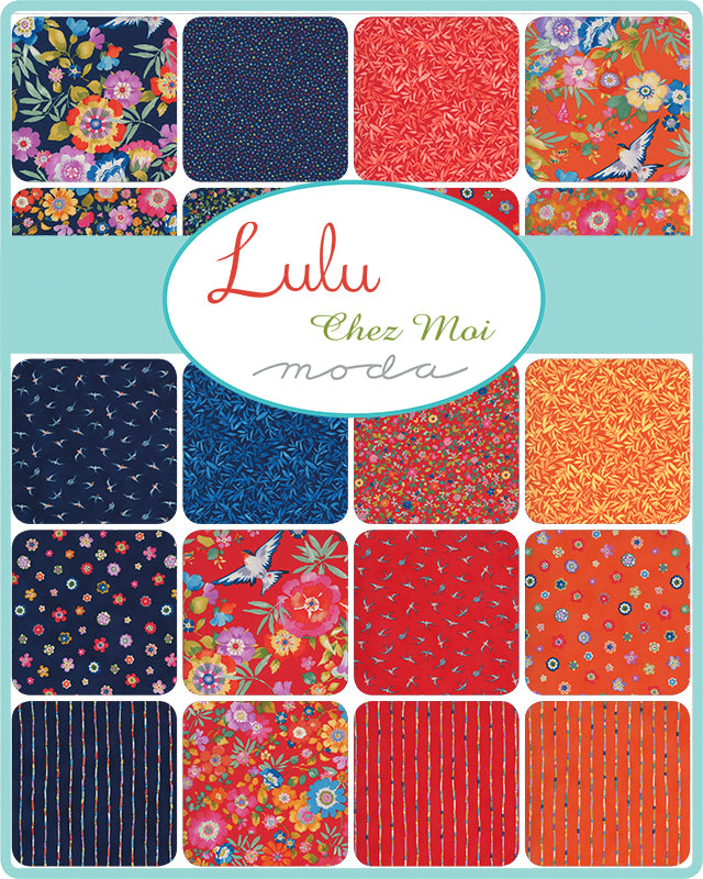 Lulu Fat Quarter Bundles of 30 prints 33580AB designed by Chez Moi for –  Sisters & Quilters