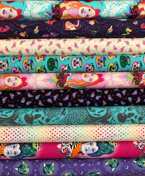 Curiouser & Curiouser Fat Quarter Bundle - Tula Pink - FreeSpirit FB2FQTP.curiouser - OOP - Out retailer of Print